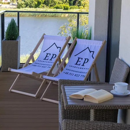 Apartment Dziwna River Z Frontowym Widokiem Na Rzeke I Basenem Epapartamenty