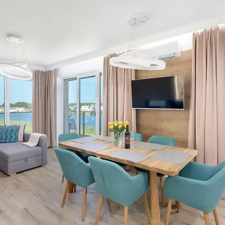 Dziwna River Z Frontowym Widokiem Na Rzeke I Basenem Epapartamenty Apartment