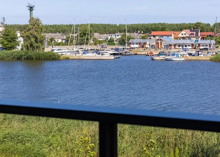 アパート Dziwna River Z Frontowym Widokiem Na Rzeke I Basenem Epapartamenty Dziwnów