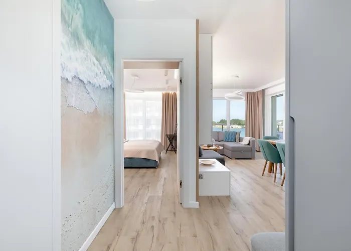 アパート Dziwna River Z Frontowym Widokiem Na Rzeke I Basenem Epapartamenty Dziwnów